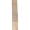 Ekena Millwork 5 1/2"W x 22"D x 30"H Balboa Smooth Knee Brace, Douglas Fir BRC06X22X30BOA00SDF - alternate 2